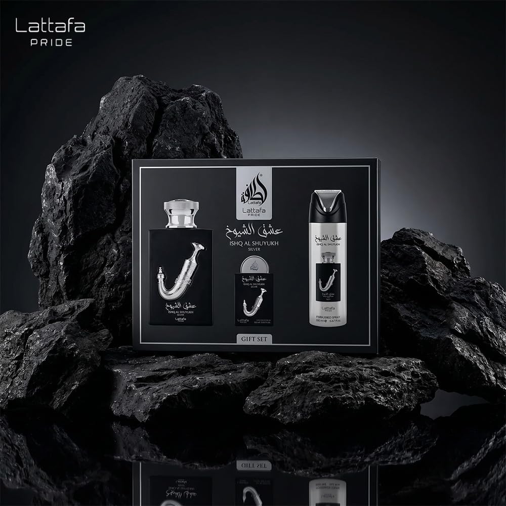 PRIDE ISHQ AL SHUYUKH SILVER GIFT SET